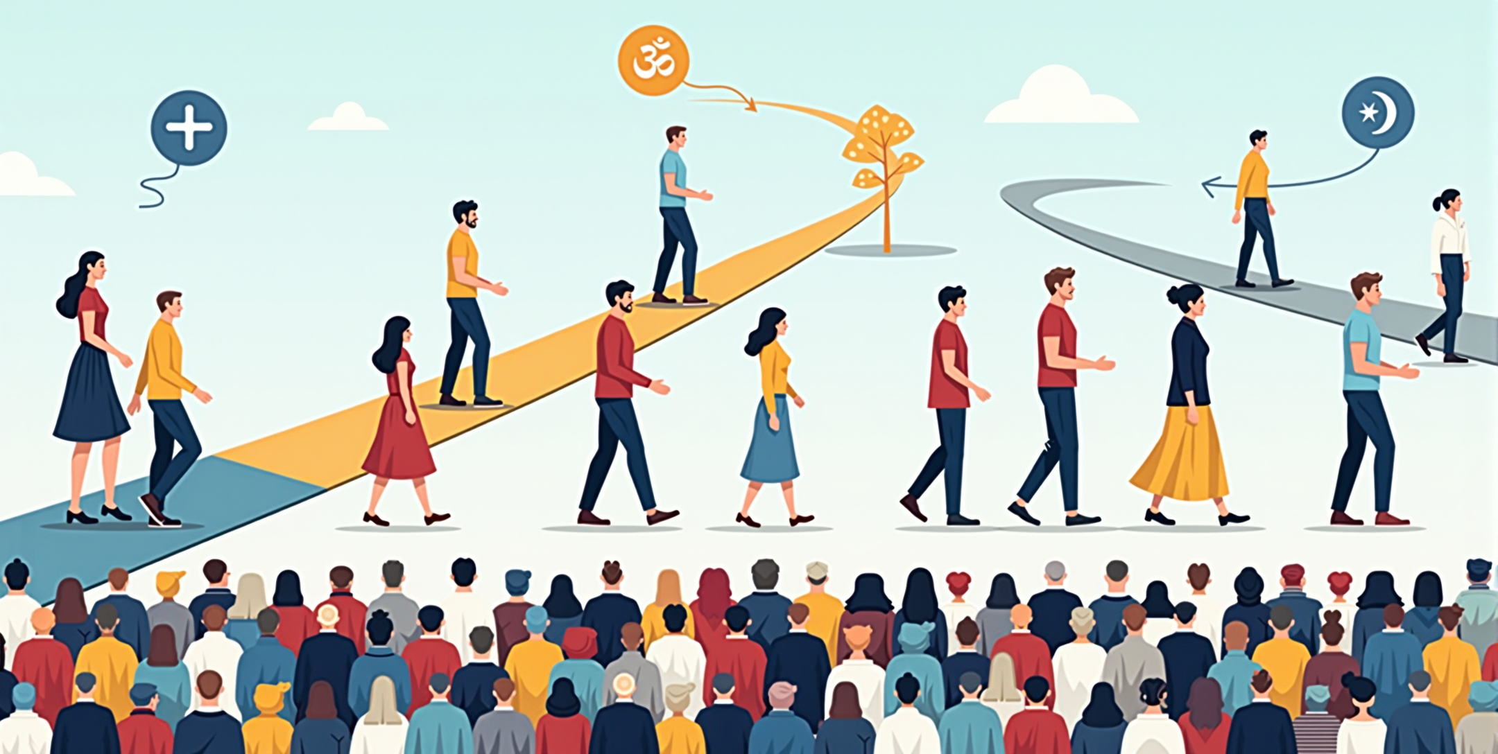 The Decline of Traditional Religious Affiliation and the Rise of Pluralism and the “Nones”